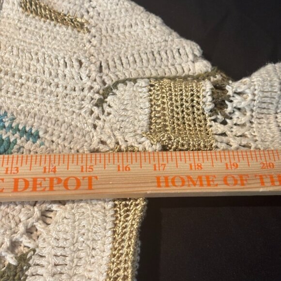 Rag & Bone Hearst Cotton Bamboo Alpaca Blend Crochet Cardigan Sweater SZ XS Boho - Picture 11 of 14